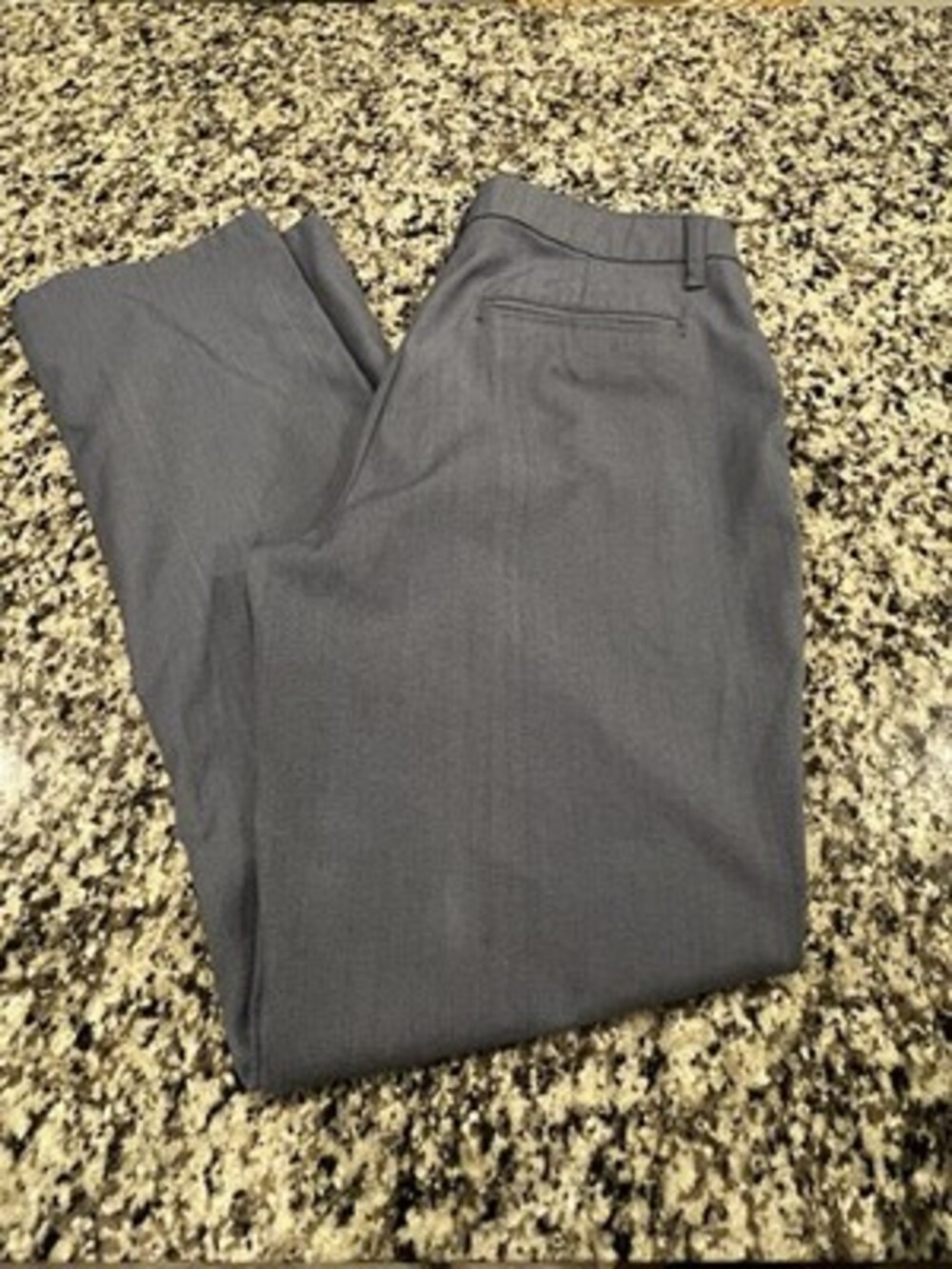 Lee relaxed fit straight leg mid rise pants size 8 med Navy Blue preowned